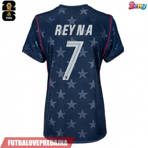 Lacne Ženy Futbalové dres Spojené štáty Giovanni Reyna #7 MS 2026 Krátky Rukáv - Preč